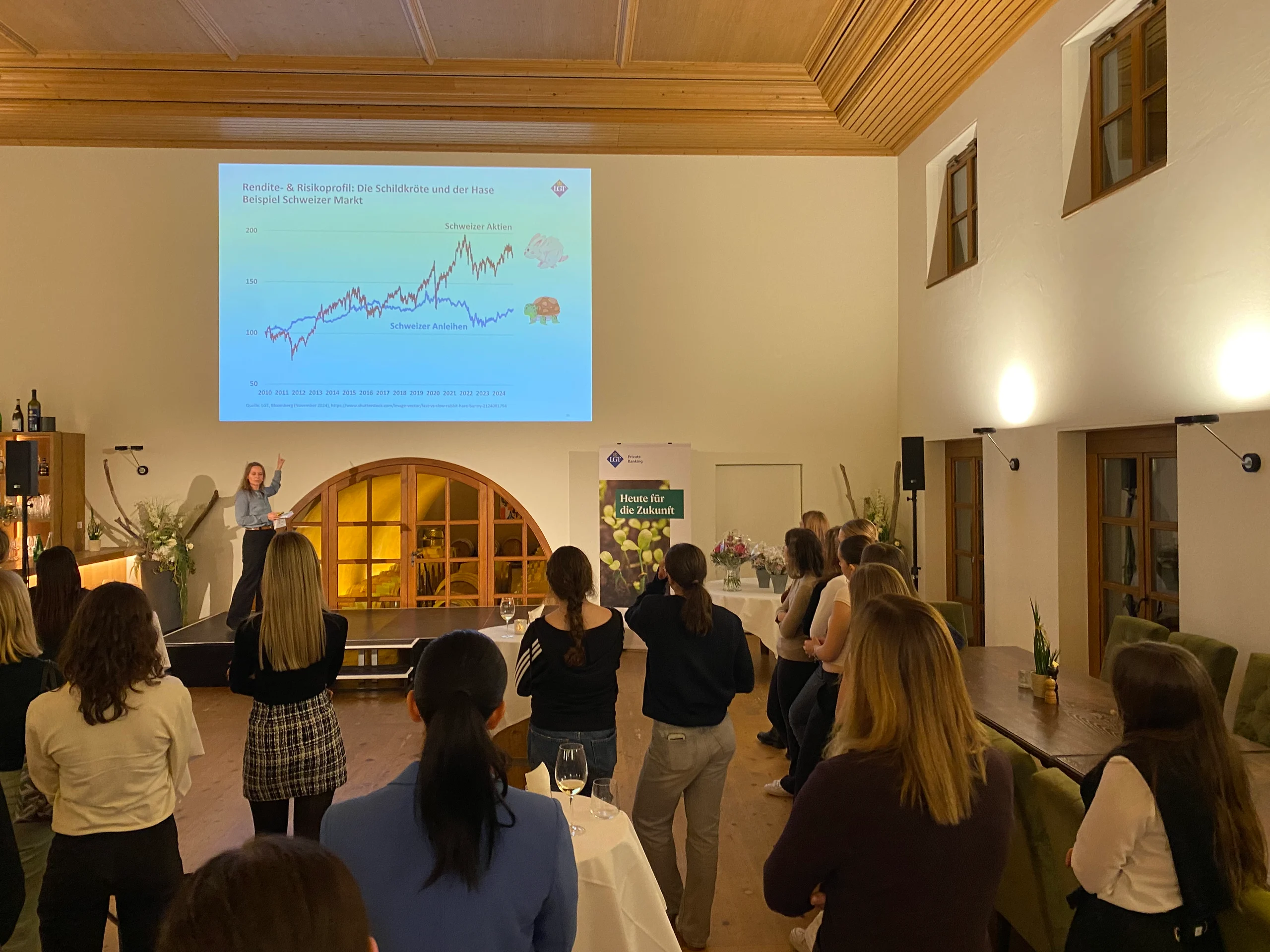 Persönlichkeitscoaching bei LGT am girls for leadership Anlass